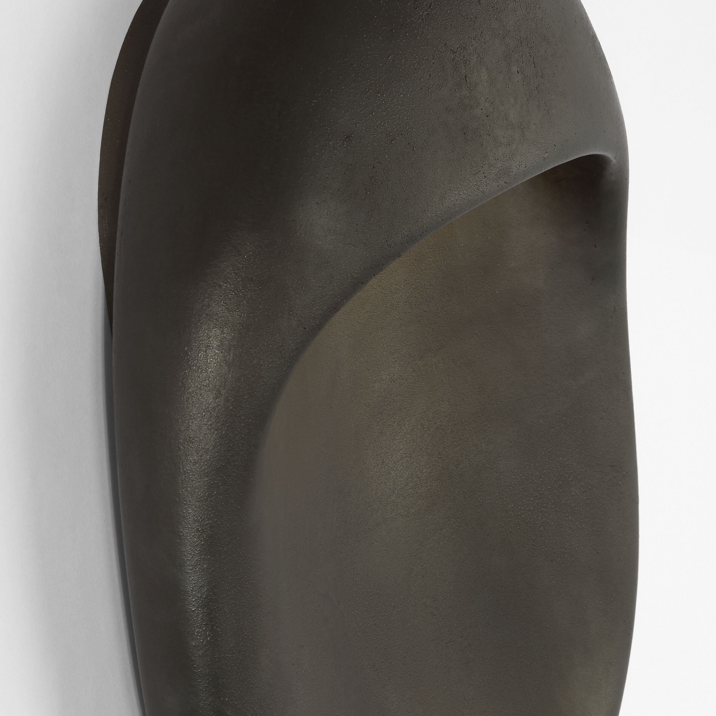 Kelly Wearstler Esculpa LED 12 inch Museum Bronze Rounded Wall Light